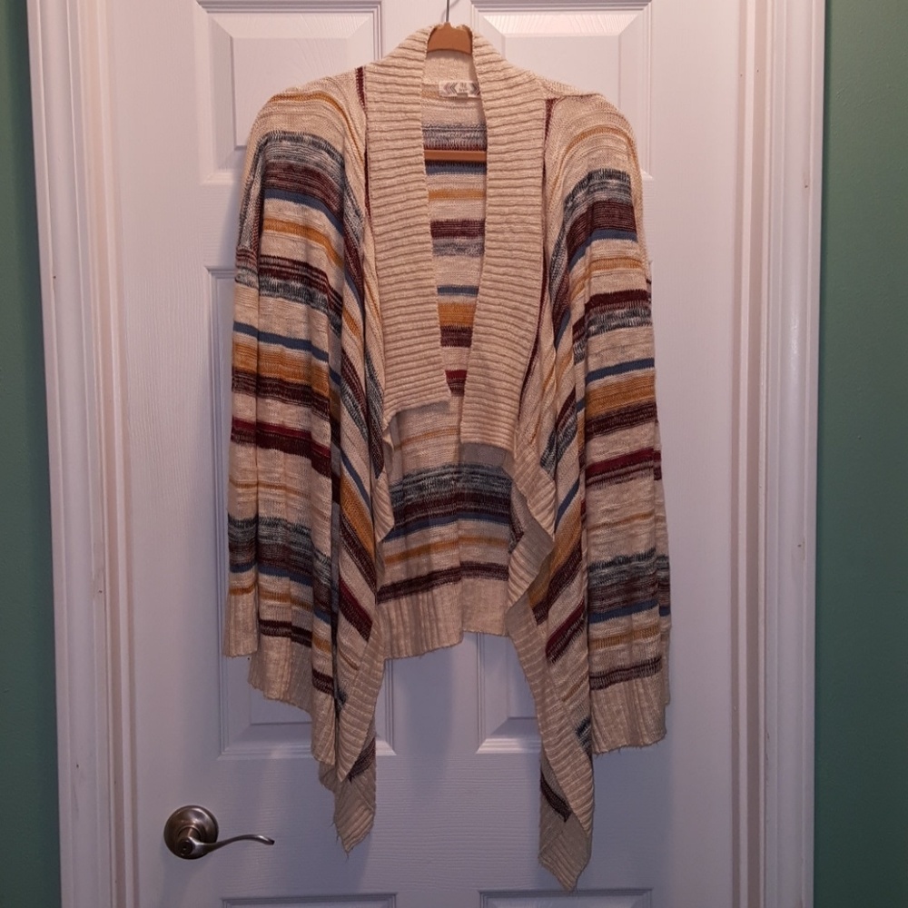Pink Rose multi colored cardigan